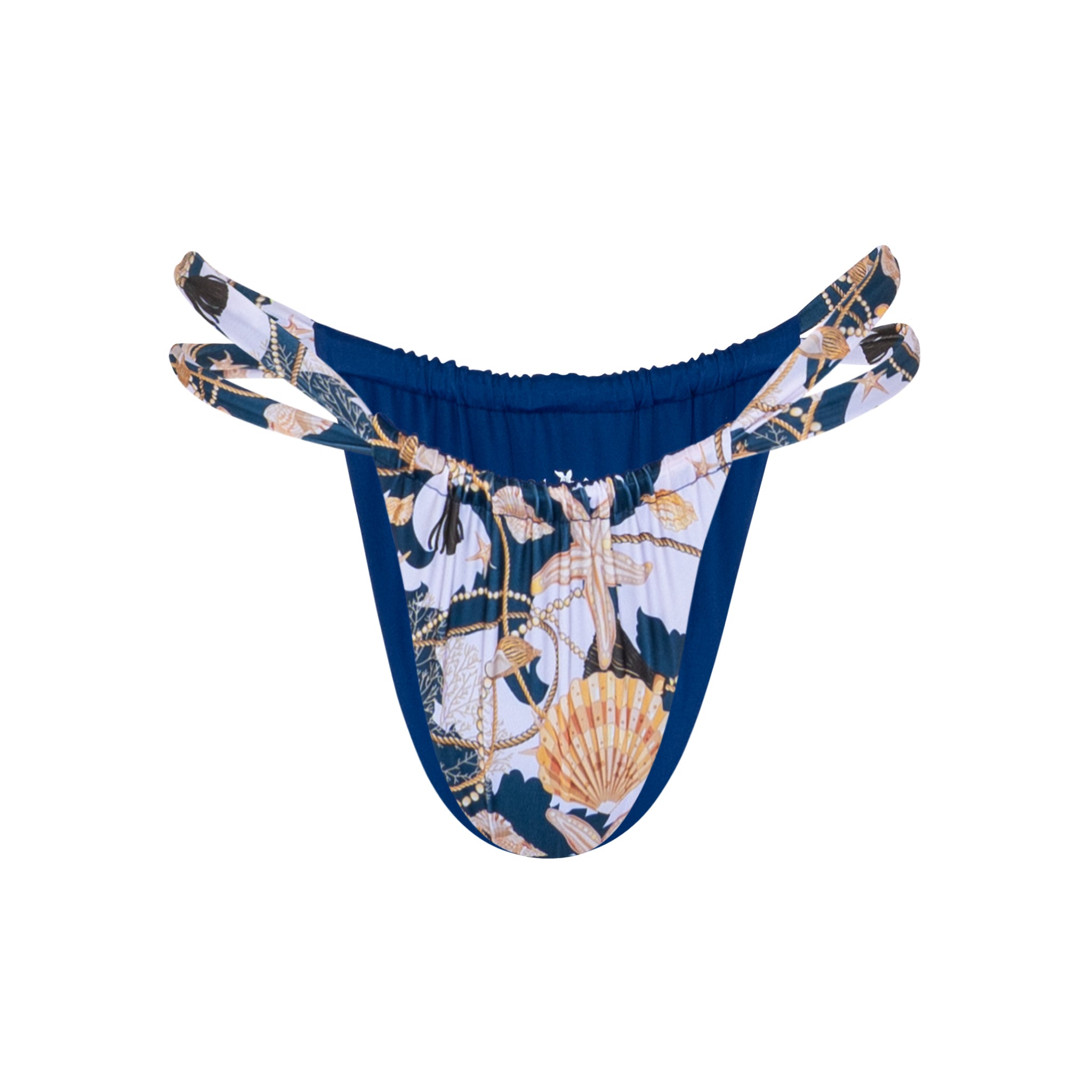 Nautical Double Strap Bikini Bottom
