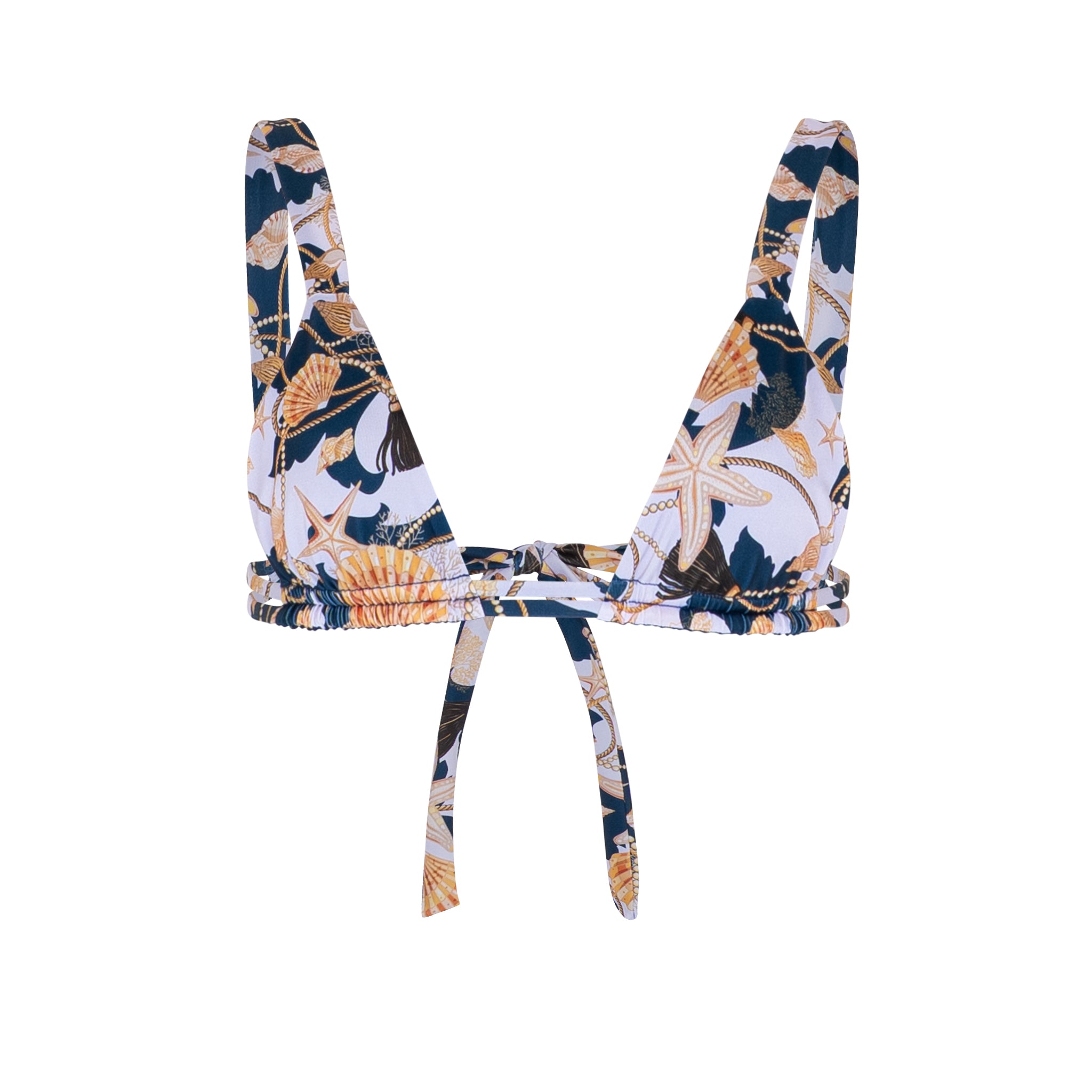Nautical Double Strap Triangle Top