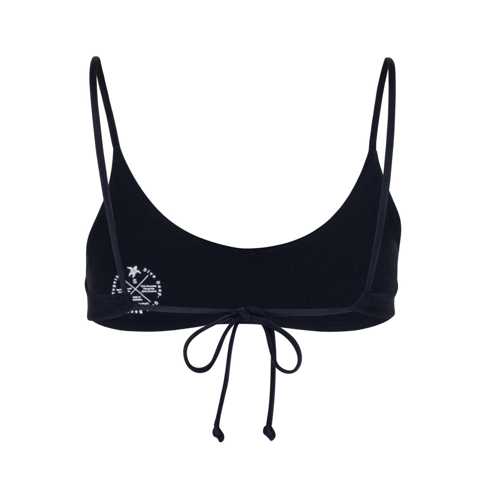 Black Camisole Bikini Top
