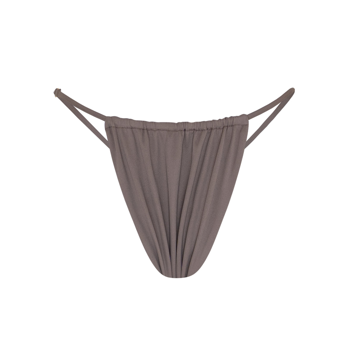 Latte Adjustable String Bikini Bottom