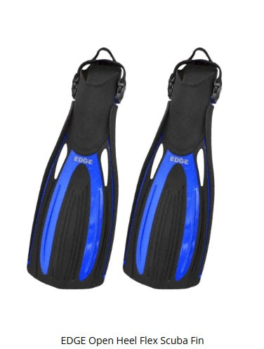 Edge Flex Open Heel Scuba Fin