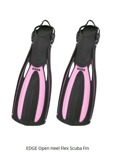 Edge Flex Open Heel Scuba Fin