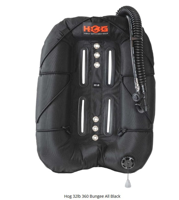 HOG 32lb 360 Bungee All Black