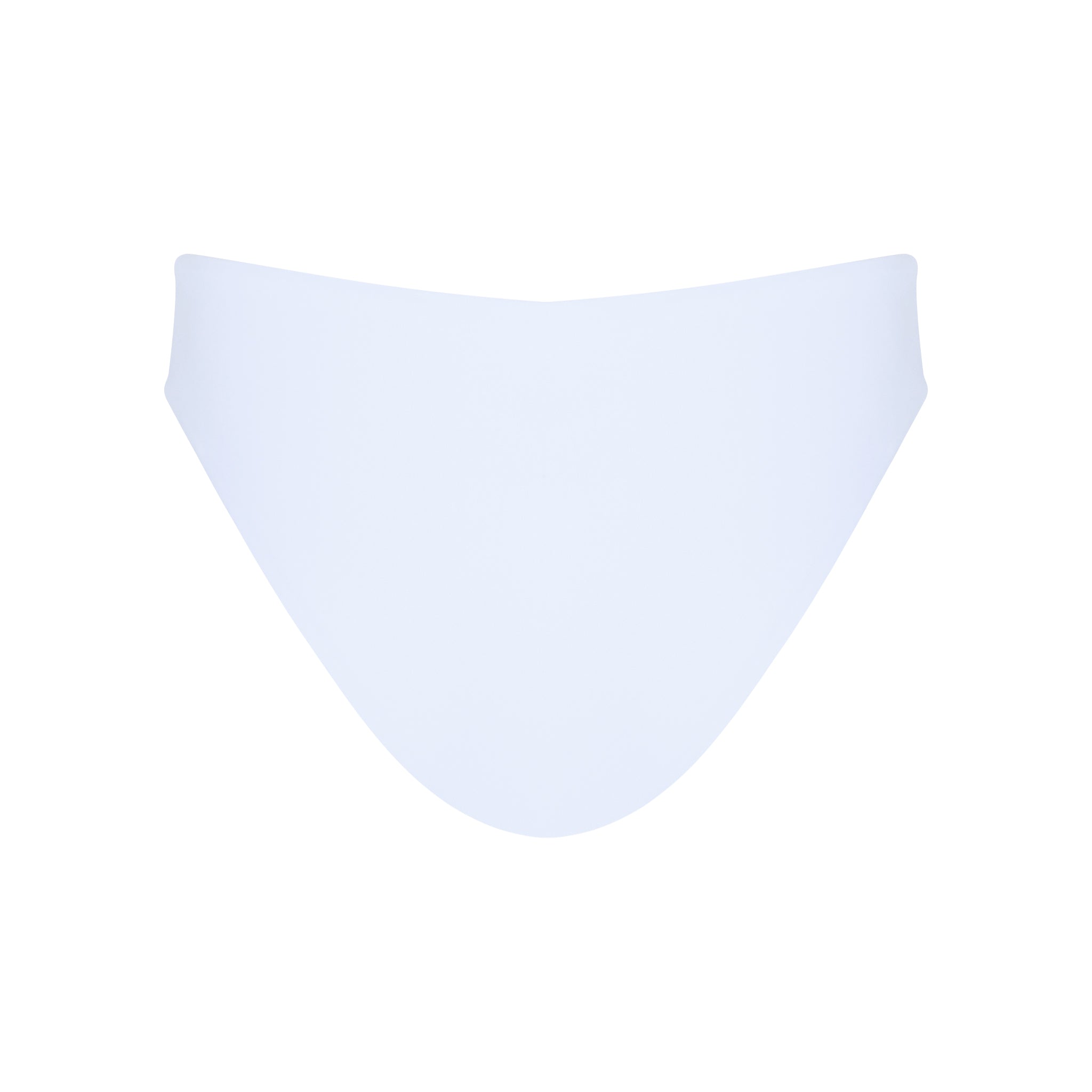 White Full Hipster Bikini Bottoms