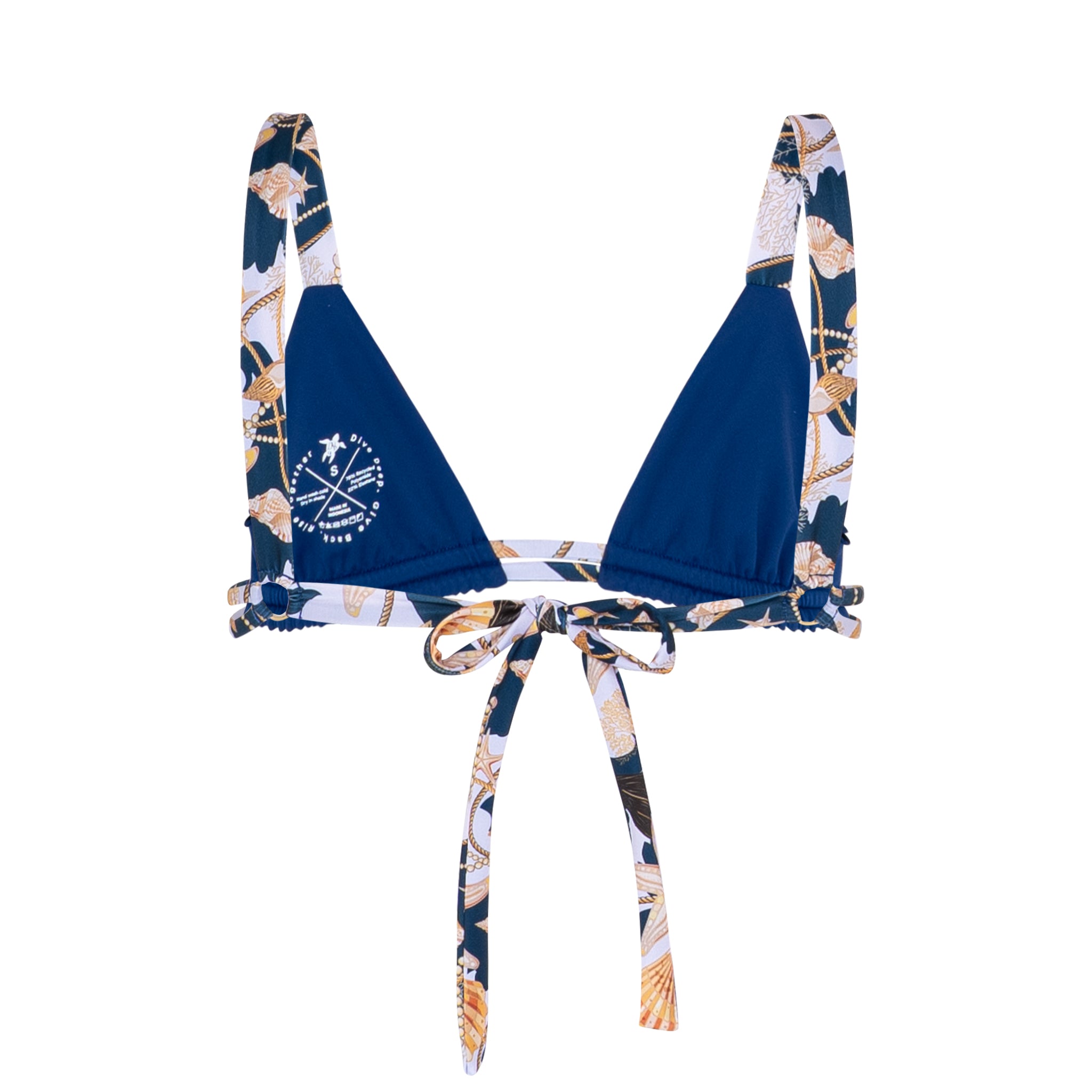 Nautical Double Strap Triangle Top