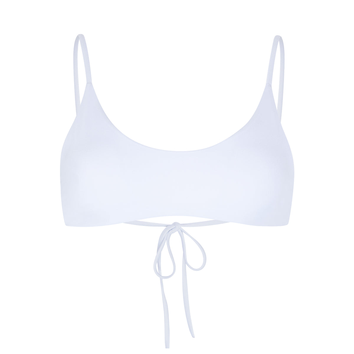 White Camisole Bikini Top