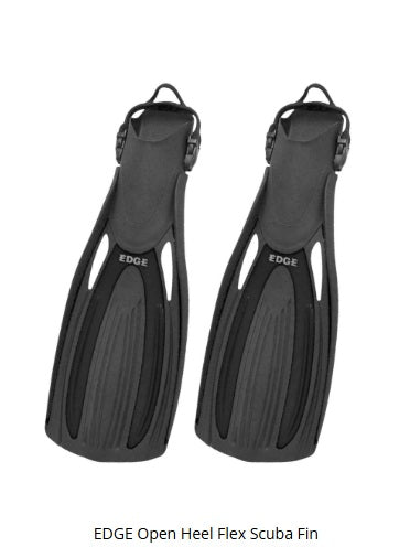 Edge Flex Open Heel Scuba Fin