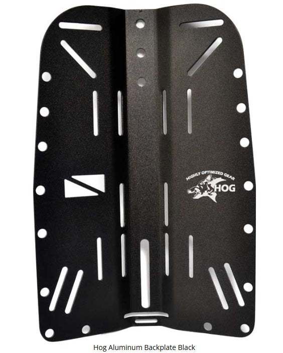 HOG Aluminum Backplate Black