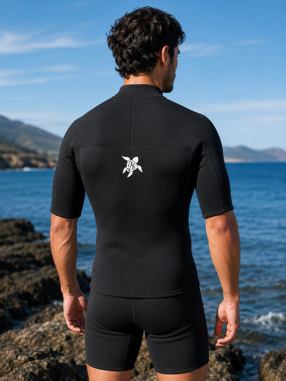 DSS Short Sleeve Men's 2mm Wetsuit Jacket