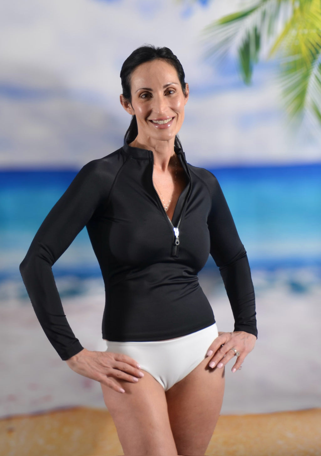 DSS Women's Low Rise White Swim Bikini