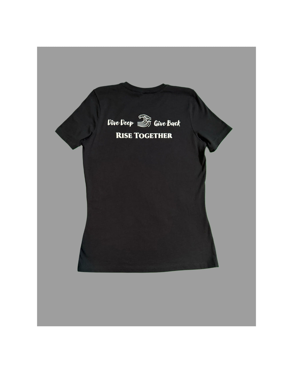 DSS Women's Black Logo Relaxed Jersey Tee