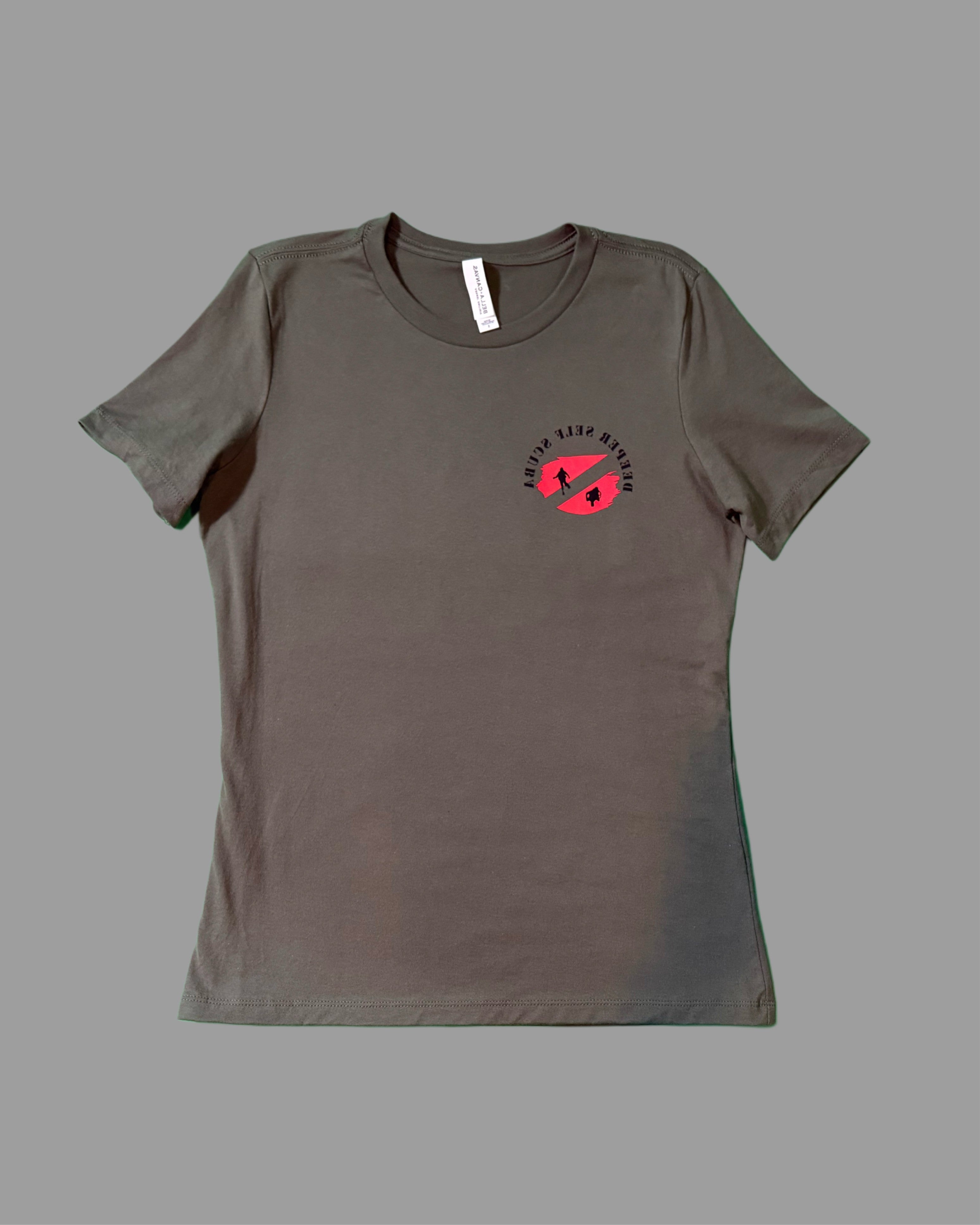 DSS Women's Army Green Deeper Self Scuba Tee